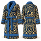 Personalized Painter Bathrobe – Art Deco Craft — Blue variant