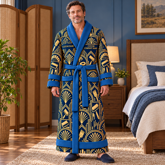 Personalized Painter Bathrobe – Art Deco Craft — dedicated listing hero