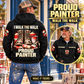 Personalized Painter Proud Walk Vintage Hoodie — dedicated listing hero, final layout