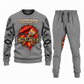 Personalized Painter Central Emblem Sweater + Jogger Combo — Gray variant