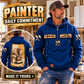 Personalized Painter Daily Commitment Portrait Vintage Hoodie — dedicated listing hero