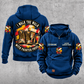 Personalized Painter Walk the Walk Badge Vintage Hoodie — Dark Blue variant