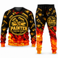 Personalized Painter Flame Emblem Sweater + Jogger Combo — Emblem variant