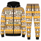 Personalized Painter Holiday Fair Isle Combo Zip Hoodie + Jogger with Name and Company — Sand variant
