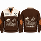 Personalized Painter Measured Craft Sports Sweatshirt — Brown variant