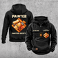 Personalized Painter Painters Society Vintage Hoodie — Black variant