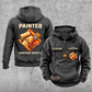 Personalized Painter Painters Society Vintage Hoodie — Dark Gray variant