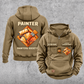 Personalized Painter Painters Society Vintage Hoodie — Khaki variant