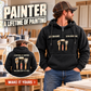 Personalized Painter Lifetime of Painting Vintage Hoodie — dedicated listing hero, final layout