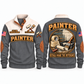 Personalized Painter Finished With Care Sports Sweatshirt — Grey variant