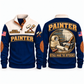 Personalized Painter Finished With Care Sports Sweatshirt — Navy variant