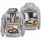 Personalized Painter Made With Care Quarter Zip Hoodie — Light Grey variant
