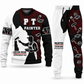 Personalized Painter Contrast Silhouette Sweater + Jogger Combo — Typography variant
