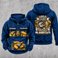 Personalized Painter Heritage Crest Vintage Hoodie — Dark Blue variant