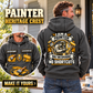 Personalized Painter Heritage Crest Vintage Hoodie — dedicated listing hero, final layout