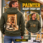 Personalized Painter Ready Every Day Portrait Vintage Hoodie — dedicated listing hero, final layout