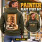 Personalized Painter Ready Every Day Portrait Vintage Hoodie — dedicated listing hero