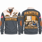 Personalized Painter Finish Perfection Sports Sweatshirt — Grey variant