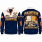 Personalized Painter Finish Perfection Sports Sweatshirt — Navy variant