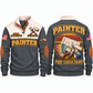 Personalized Painter Prep Check Paint Sports Sweatshirt — Grey variant