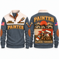 Personalized Painter Coloring Tomorrow Sports Sweatshirt — Grey variant