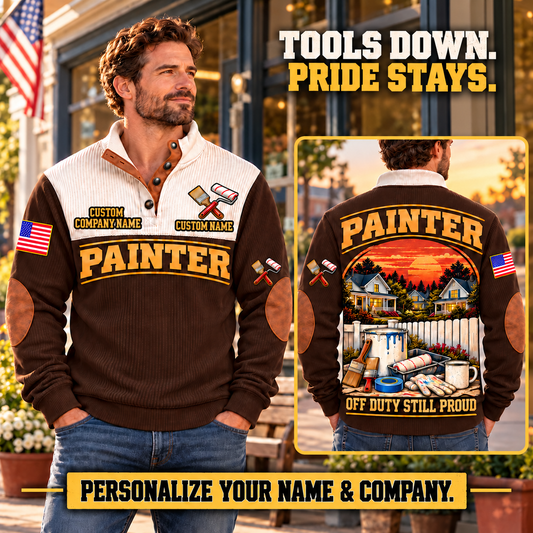 Personalized Painter Shift Finished Sports Sweatshirt — dedicated listing hero