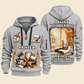 Personalized Painter Work with Purpose Quarter Zip Hoodie — Light Grey variant