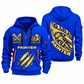 Personalized Painter Craft in Motion Quarter Zip Hoodie — Blue variant