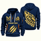 Personalized Painter Craft in Motion Quarter Zip Hoodie — Navy variant