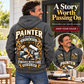 Personalized Painter Steady Hands Quarter Zip Hoodie — dedicated listing hero