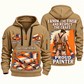 Personalized Painter Respect the Craft Quarter Zip Hoodie — Khaki variant