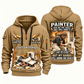 Personalized Painter Skills Remain Quarter Zip Hoodie — Khaki variant