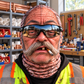 Plumber funny face balaclava - Style 8