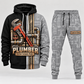 plumber full-zip hoodie and matching joggers - lightgray catalog view