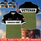 Personalized Canada Soldier/Veteran Camo with Rank, Name and Year T-Shirt All Over Printed - 1775606401
