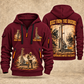 Liebherr LB 28 Foundation Drilling Rig quarter zip hoodie in Wine Red, front and back views, sample YOUR NAME and SINCE 2000 artwork
