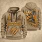 Bauer MC 96 with BC 40 Diaphragm Wall Machine quarter zip hoodie in Khaki, front and back views, sample YOUR NAME and SINCE 2000 artwork