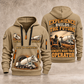 Terex Advance FD4000 Concrete Mixer Truck quarter zip hoodie in Khaki, front and back views, sample YOUR NAME and SINCE 2000 artwork