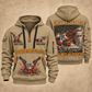 DD422i Underground Jumbo Drill Operator quarter zip hoodie in Khaki, front and back views, sample YOUR NAME and SINCE 2000 artwork