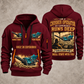 Premiertrak 400X Jaw Crusher Operator quarter zip hoodie in Wine Red, front and back views, sample YOUR NAME and SINCE 2000 artwork