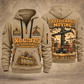 Taylor XLC-975 Container Handler quarter zip hoodie in Khaki, front and back views, sample YOUR NAME and SINCE 2000 artwork