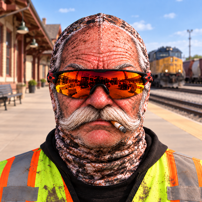 Railroader funny face balaclava - Style 1