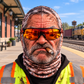 Railroader funny face balaclava - Style 10