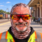 Railroader funny face balaclava - Style 4