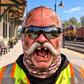 Railroader funny face balaclava - Style 6