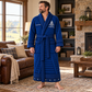 Personalized Railroader Bathrobe - Signature Silhouette lifestyle view
