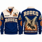 Under the Arena Lights personalized bull riding rodeo sports sweatshirt in Navy – RDO02