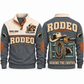 Behind the Chutes personalized bull riding rodeo sports sweatshirt in Grey – RDO05