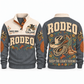 Keep the Legacy Riding personalized bull riding rodeo sports sweatshirt in Grey – RDO07