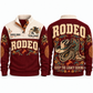 Keep the Legacy Riding | Bull Riding / Rodeo Personalized Sports Sweatshirt - Jujube Red